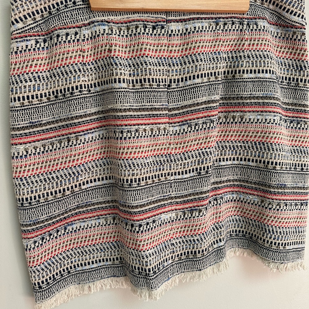 LOFT Cream and Black Midi Skirt - Picture 2 of 3